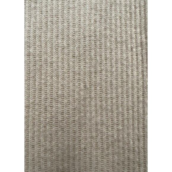 J.Crew Cashmere Sweater Ribbed Crewneck Oversized Women’s Size Medium Cream - Picture 7 of 7